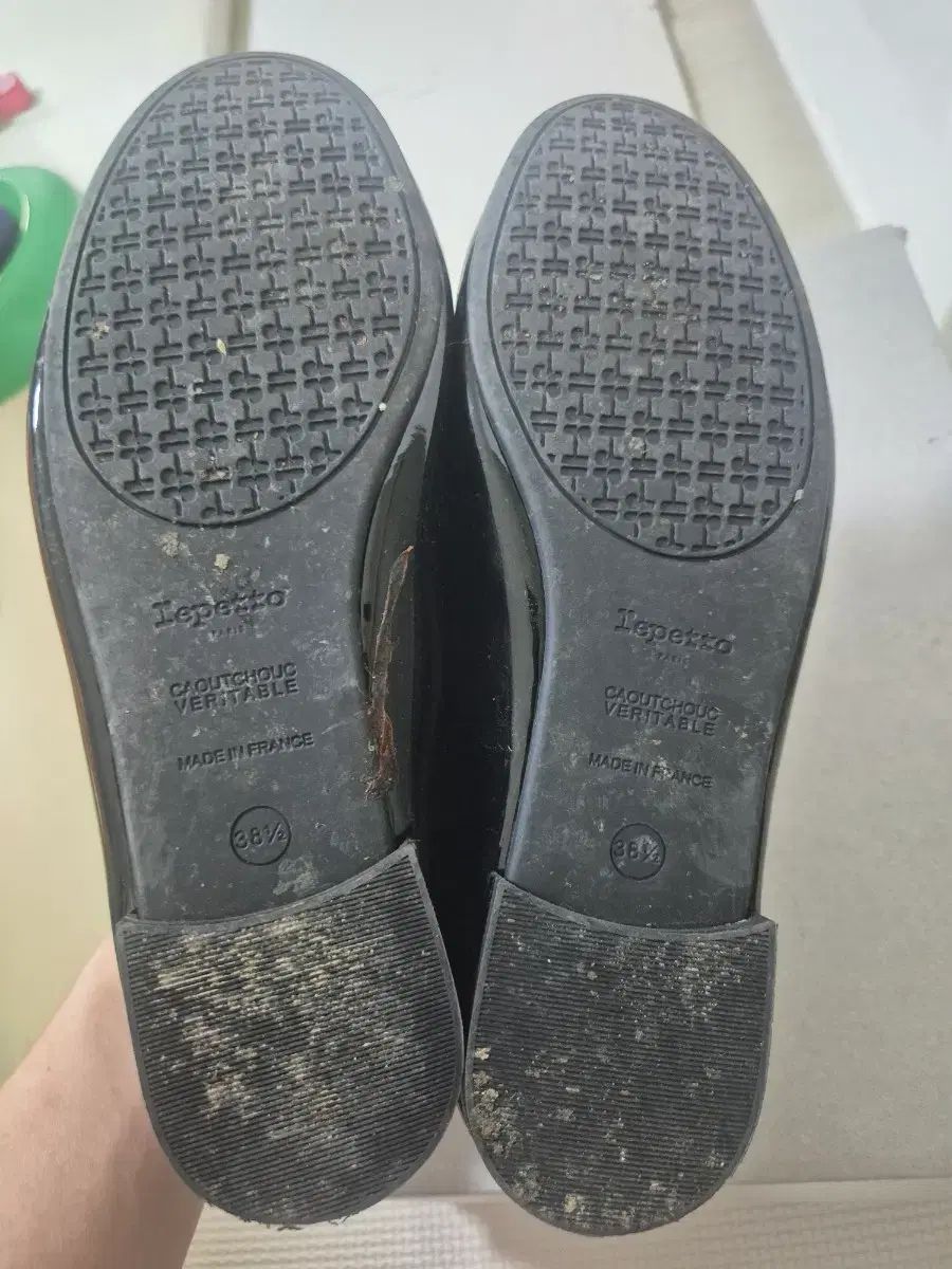  レペット ブラック パテント フラット シューズ フラットシューズ バレエシューズ パンプス