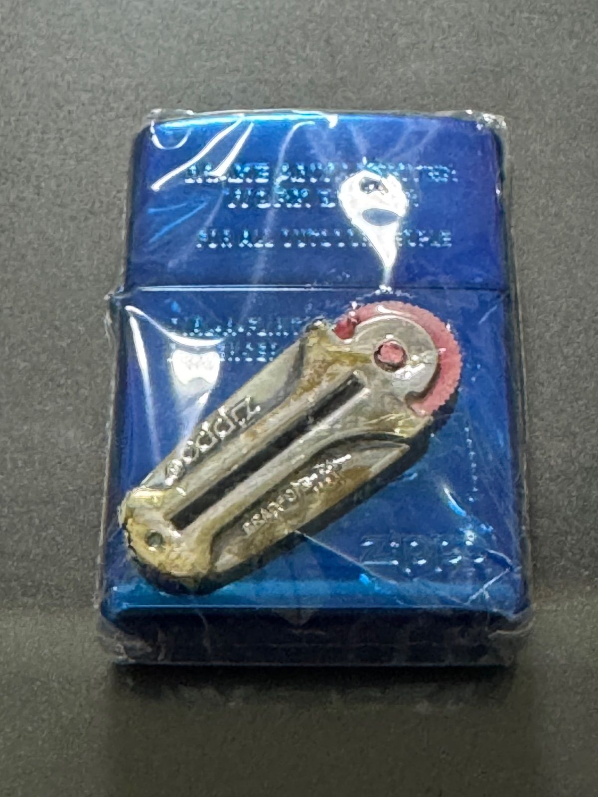 zippo フリントディスペンサー アウトドア ブルー 2005年製 FLINT DISPENSER OUTDOOR