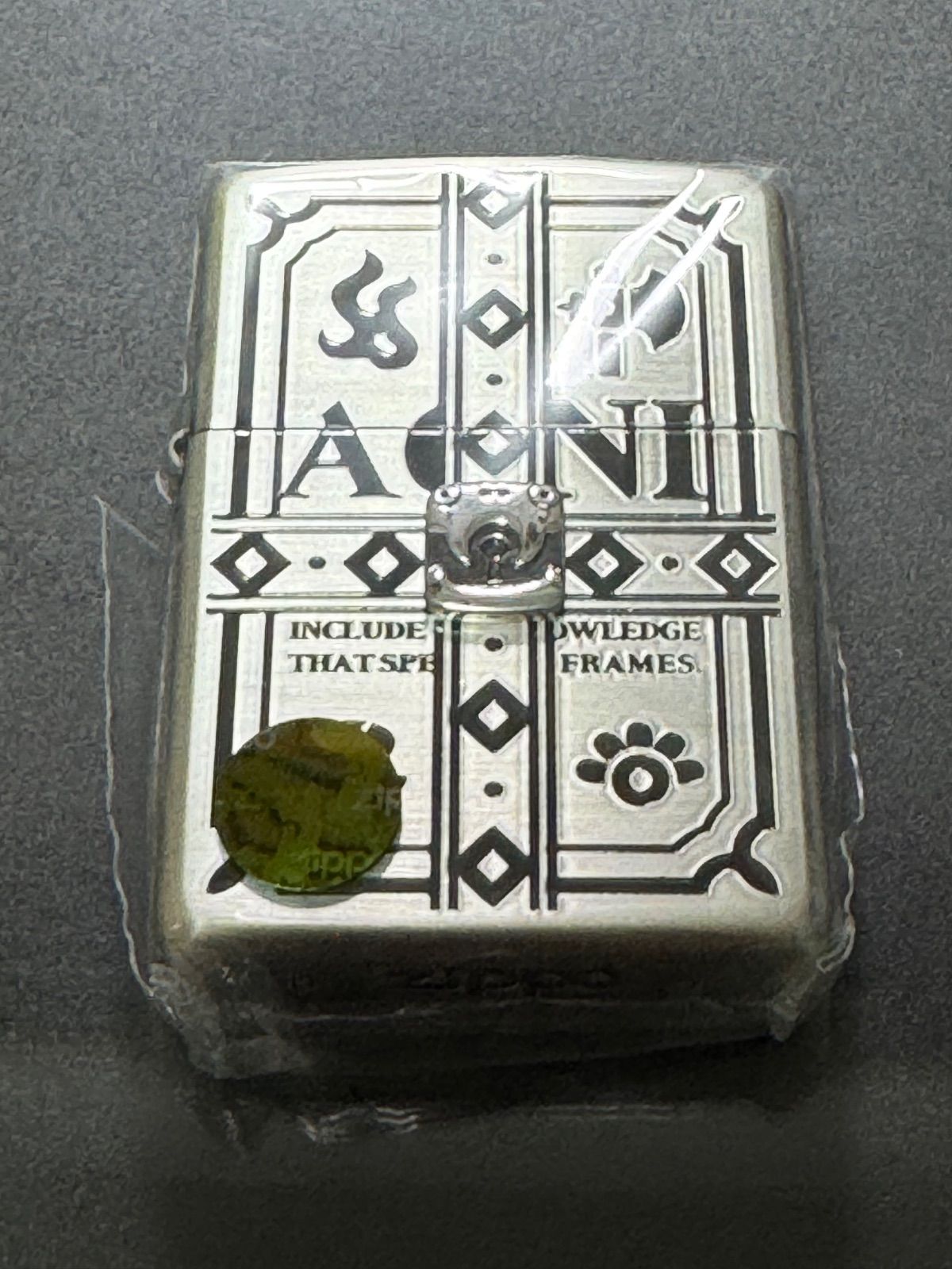 zippo 東方銀世界 パチュリー アグニの魔法書 シルバー 2012年製 Lunatic Ro 05 上海アリス幻樂団
