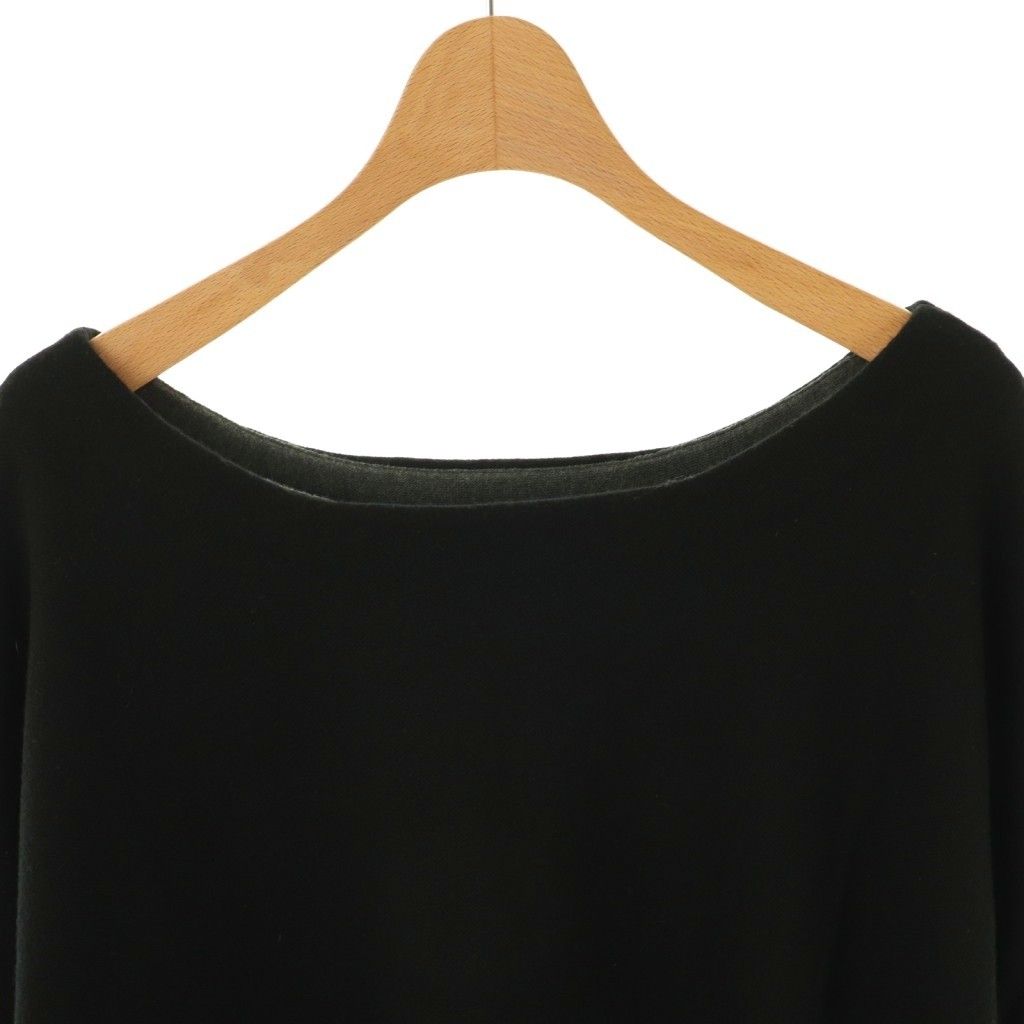 カオス CHAOS サイドスリットボートネックニット セーター プル