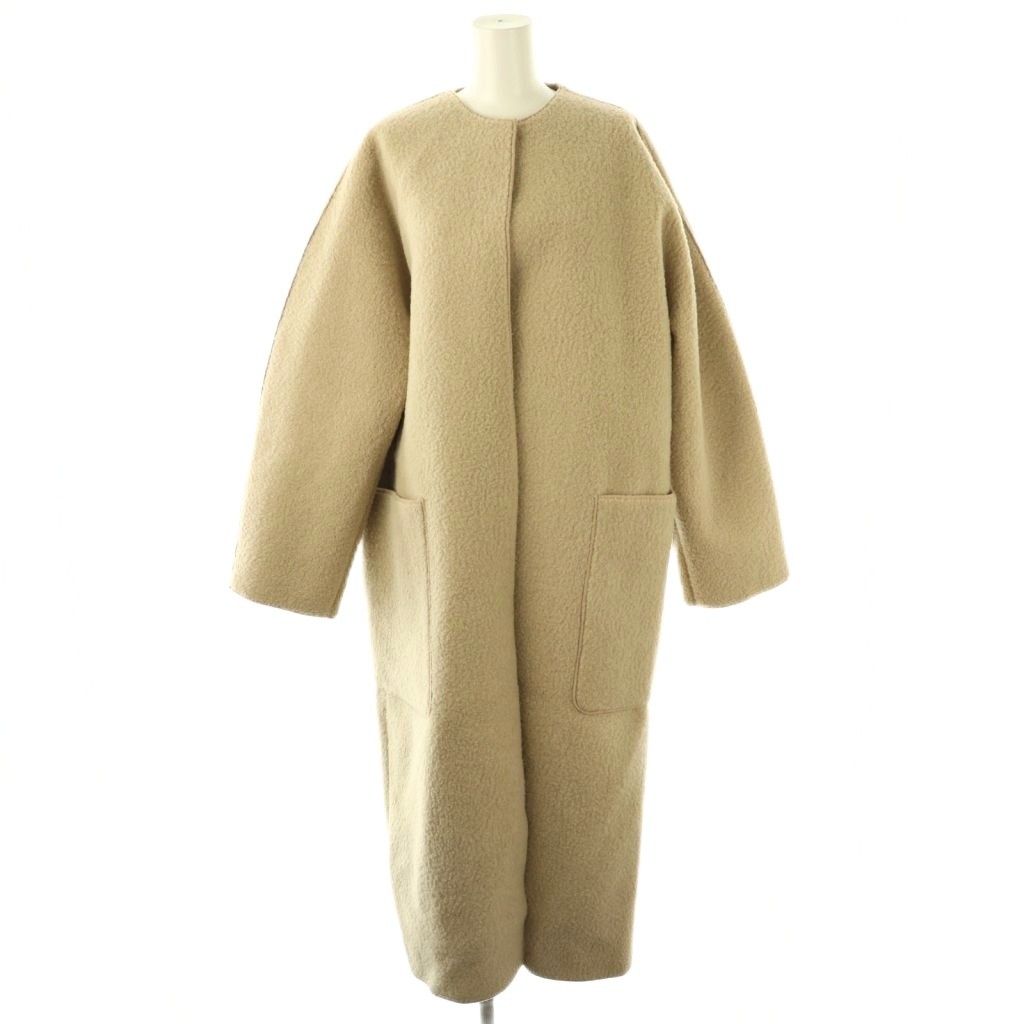 トゥデイフル TODAYFUL カラーレスボアコート ノーカラーコート 38