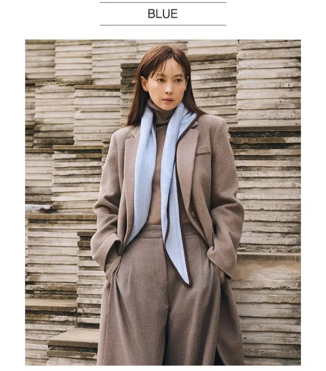 G studio ウールカシミア ジャカード マフラー