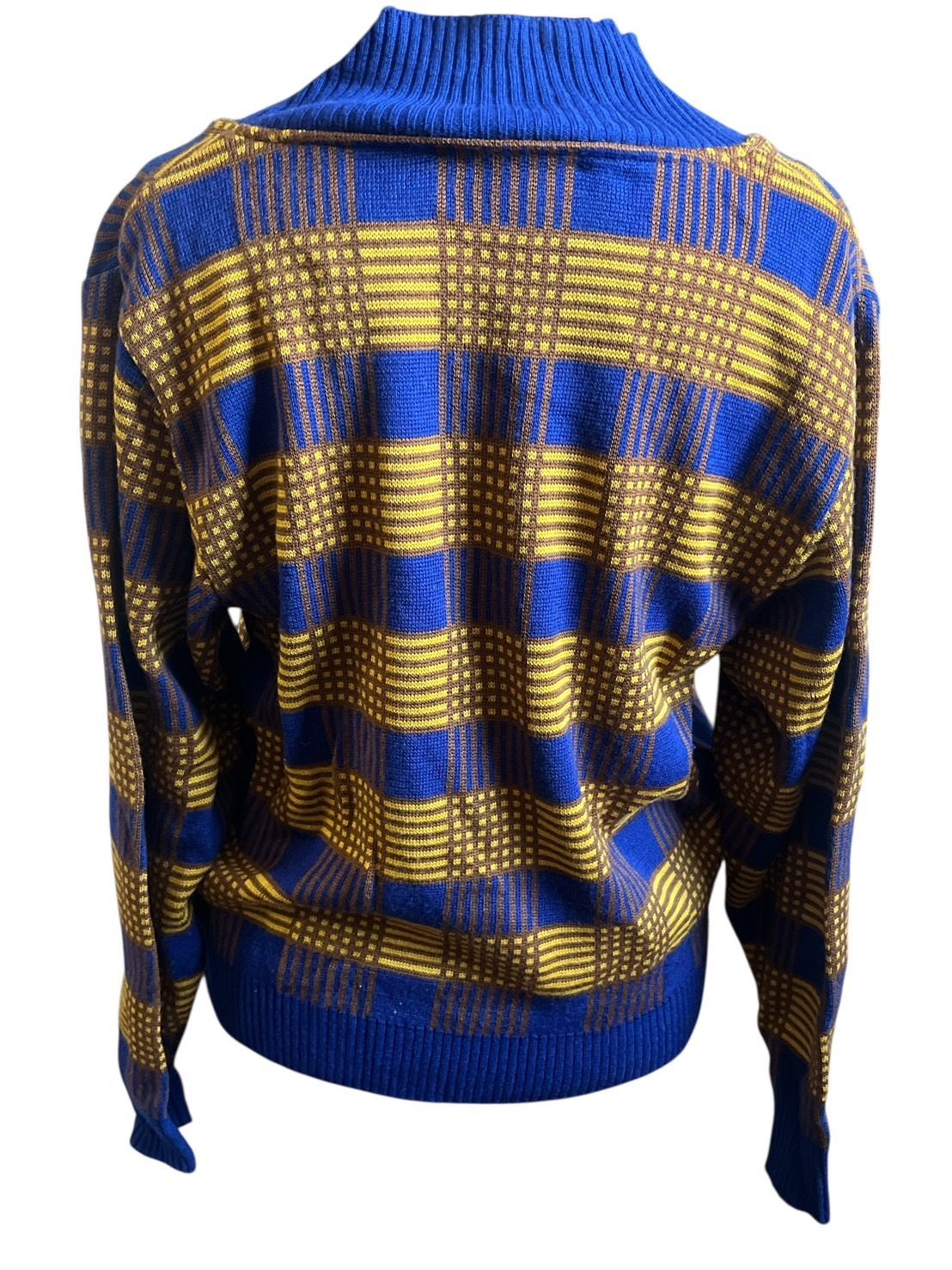 クリスチャンディオール Dior Vネックニット トロッター柄 ウール クリスチャンディオール Christian Dior トロッター柄 ウール Vネック