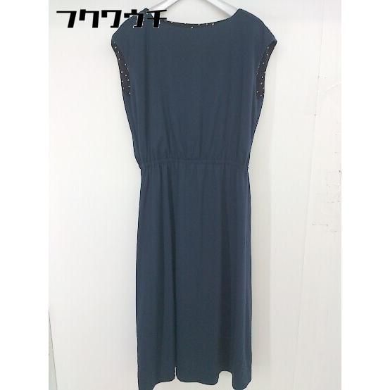 ◇ GLOBAL WORK フレンチスリーブ 水玉 ドット 膝下丈 ワンピース