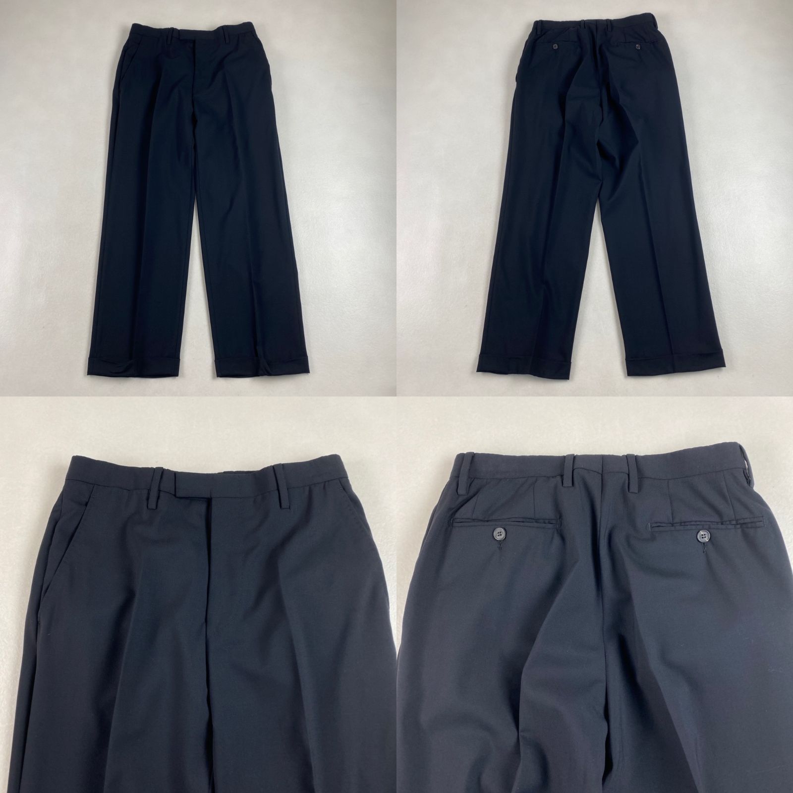 GUCCI スーツセットアップ トムフォード期 3B ブラック 46 M相当