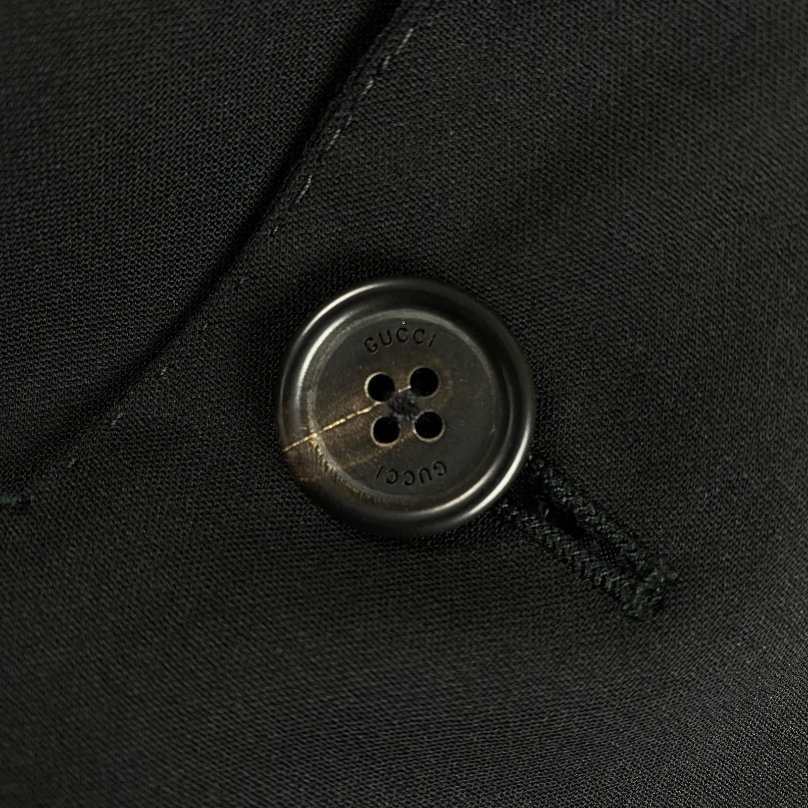 GUCCI スーツセットアップ トムフォード期 3B ブラック 46 M相当