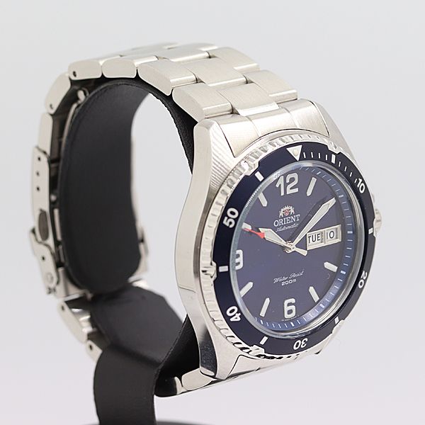 保 稼働 オリエント マコ II AA 02-C 1-E C 560266 AT 自動巻 ブルー文字盤 メンズ腕時計 2000000 11 NBG MTY
