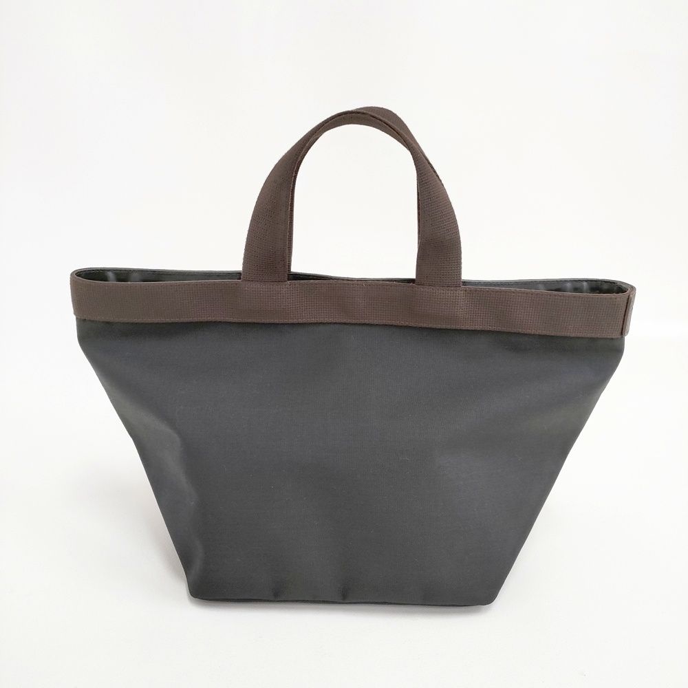 Herve Chapelier 707C コーデュラ舟型トートM ショップ ノワール×モカ