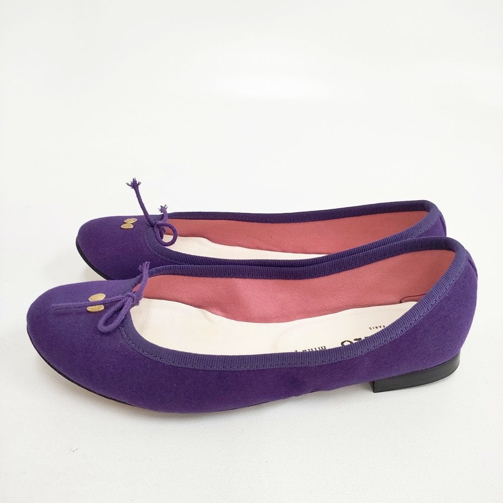 mina perhonen repetto dop 定価35000円 サイズ36.5 バレエシューズ パープル レディース ミナペルホネン レペット 5-1123 T