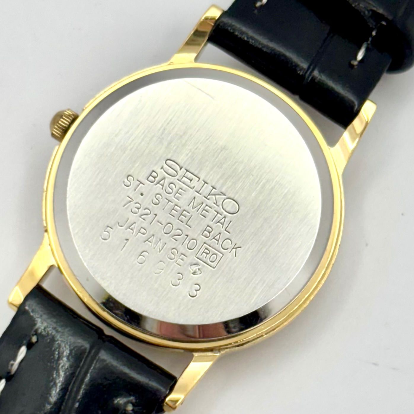 希少　稼動 腕時計　SEIKO　セイコー　ゴールド　新品電池　レディース　E76 希少/美品/新品電池】SEIKO セイコー ゴールド レディース 腕時計 7321