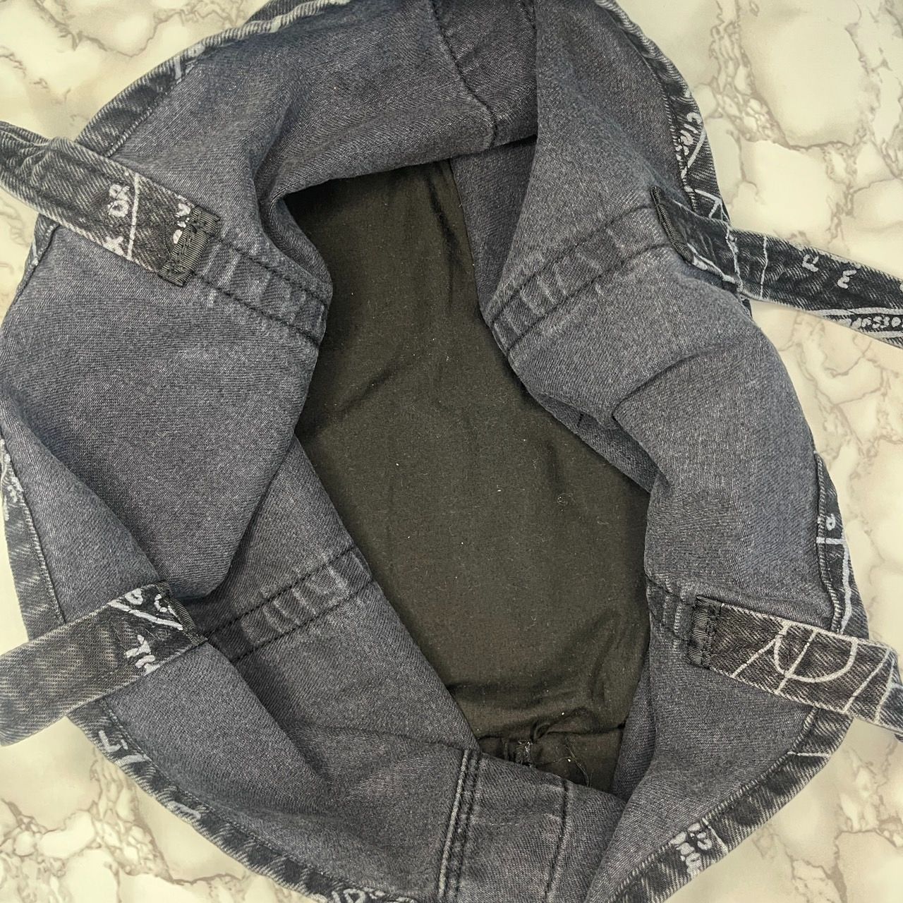 Supreme 地図柄 デニム トートバッグ SUPREME シュプリーム☆マップ柄デニムトート (Supreme/トートバッグ