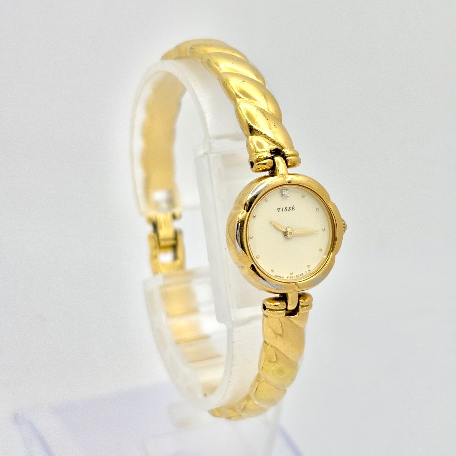 新品電池】SEIKO セイコー TISSE ティセ 1Pダイヤ レディース 腕時計