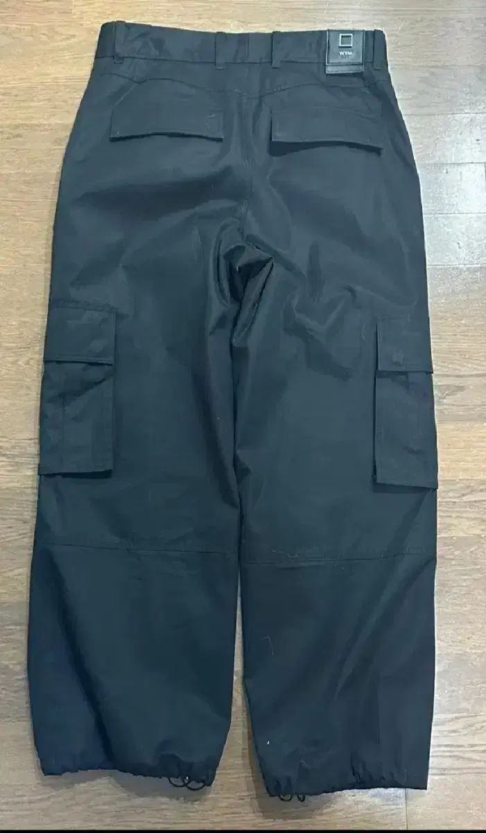 ウーヨンミ 黒 カーゴ ズボン 48