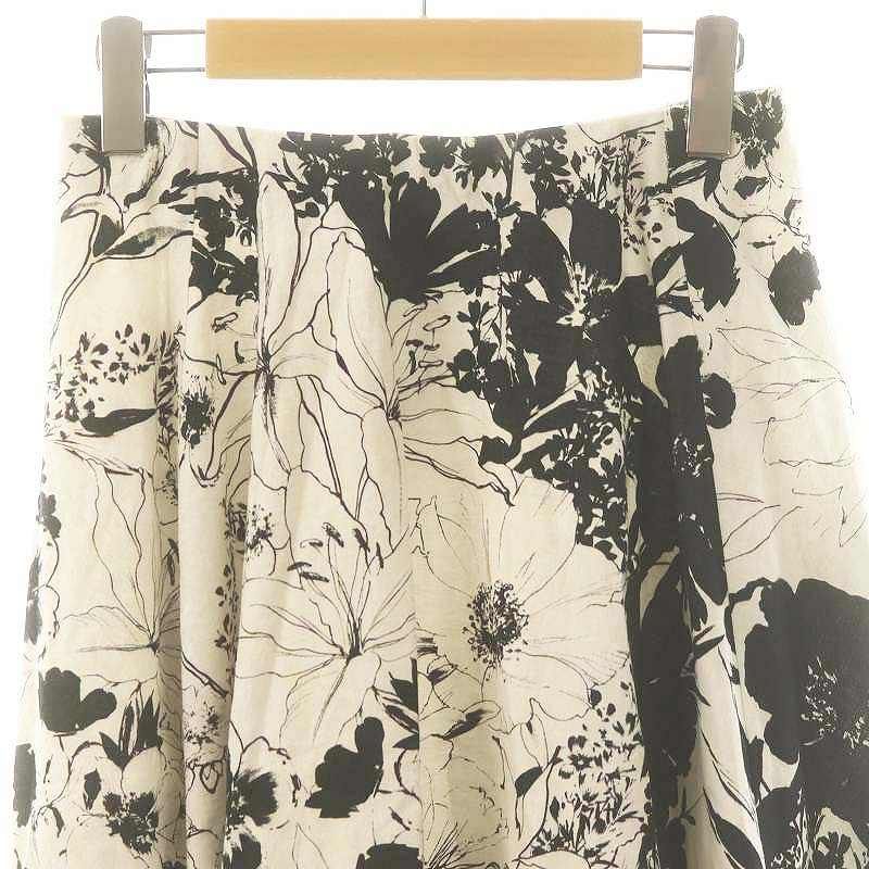 ストロベリーフィールズ STRAWBERRY-FIELDS 花柄 フレアスカート