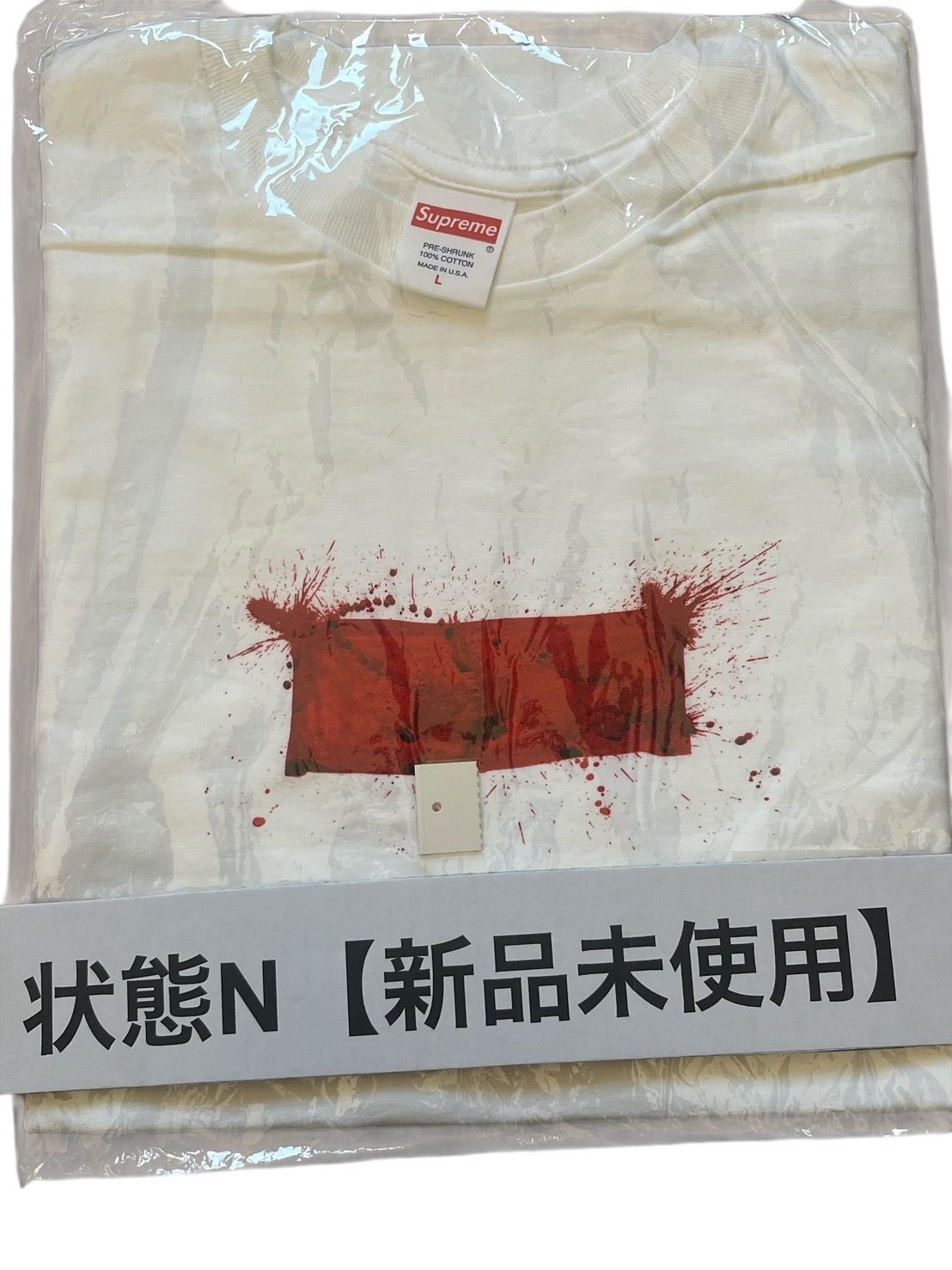 シュプリーム Supreme Blood Semen Tシャツ L ホワイト