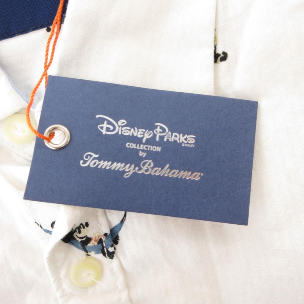 【中古】未使用品 トミーバハマ  Bahama Disney Parks タグ付き シャツ 半袖 M ミッキーマウス 総柄 プリント トミーバハマ Tommy Bahama Disney Parks タグ付き シャツ 半袖 M