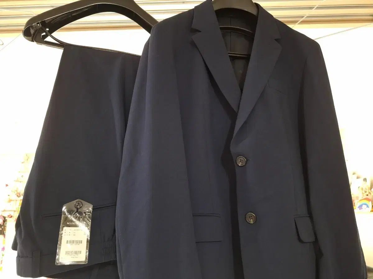 メンズスーツ セットアップ ネイビー カラー