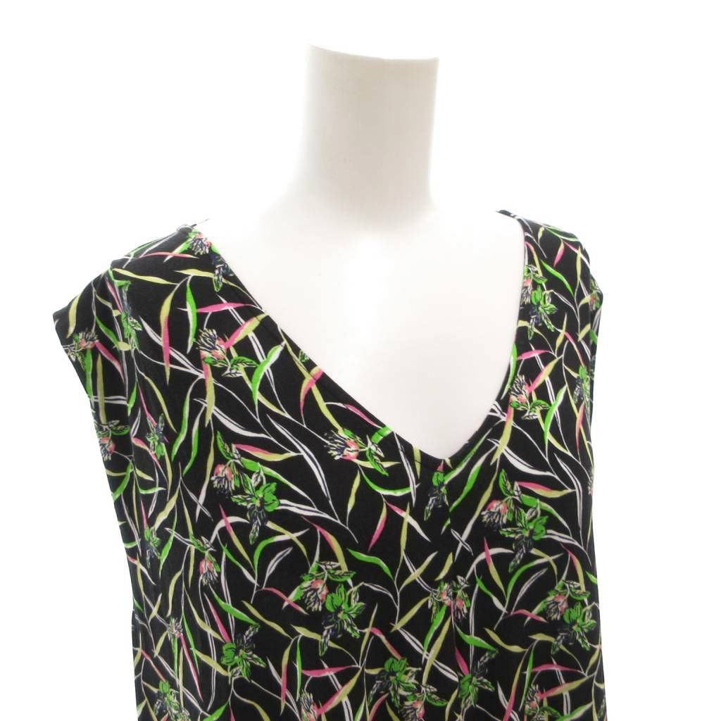 スリードッツ three dots レーヨンジャージ フレアドレス Rayon jersey