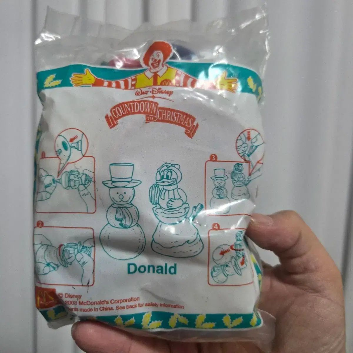 最安値，新作 キャラクター グッズ 漫画 ぬいぐるみ フィギュア トイ マクドナルド ハッピーセット ドナルドダック 雪だるま その他