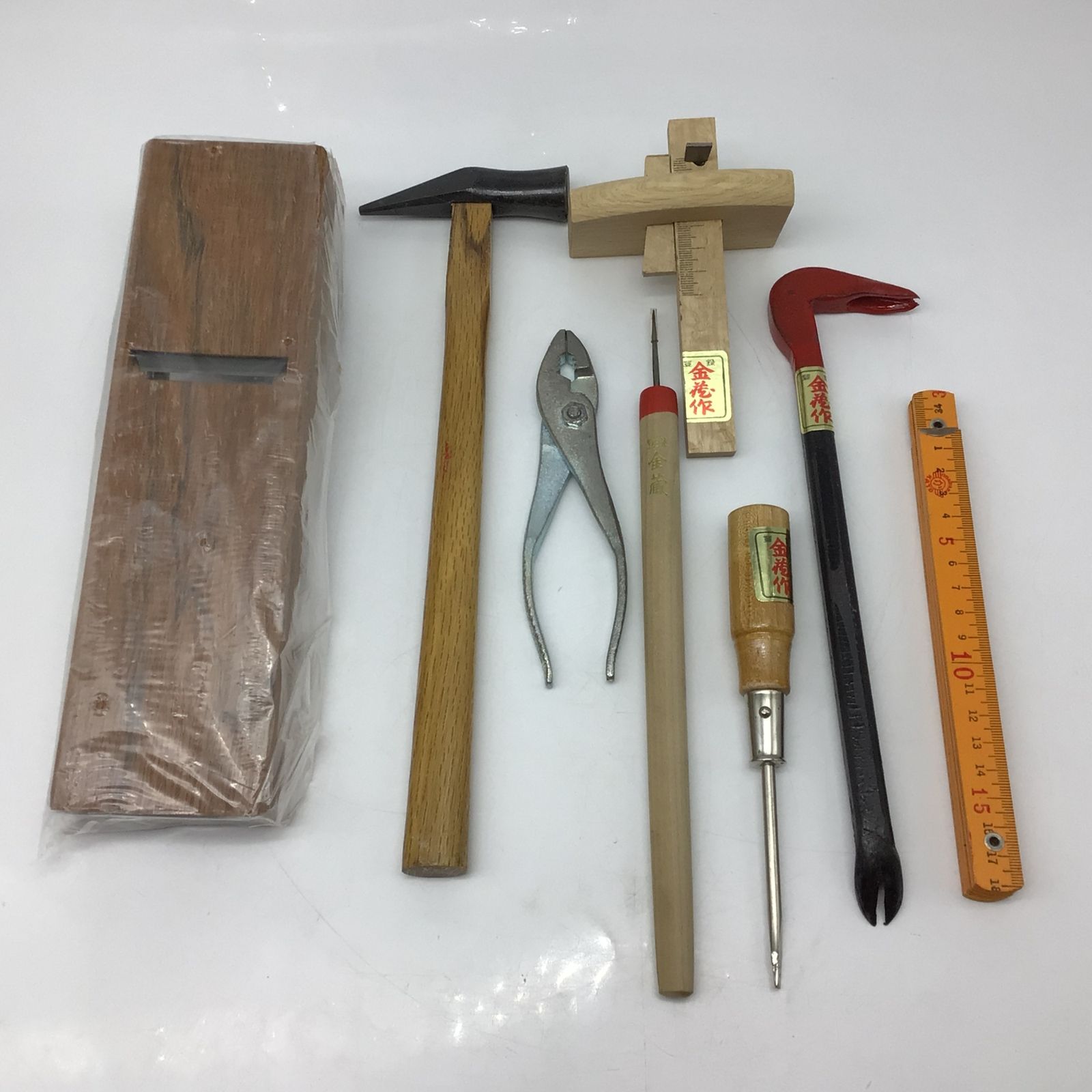 11467 【未使用保管品】金蔵作 家庭大工道具セット K-5 木工用 日本製