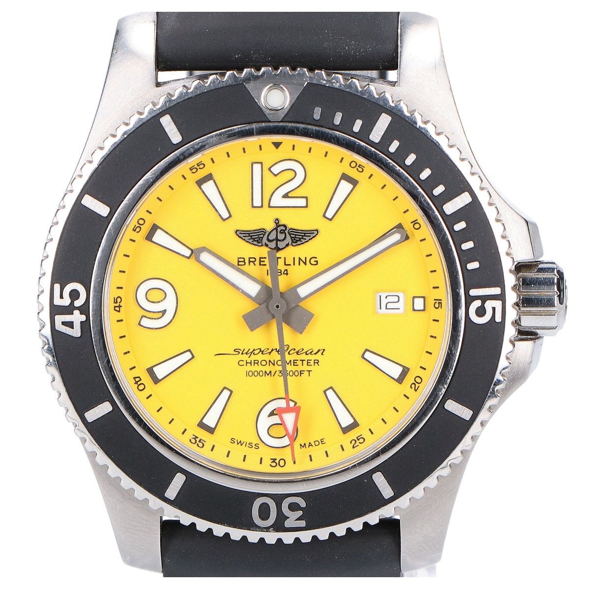 ブライトリング スーパーオーシャン A 17367 オートマチック44 自動巻き時計 ラバーベルト