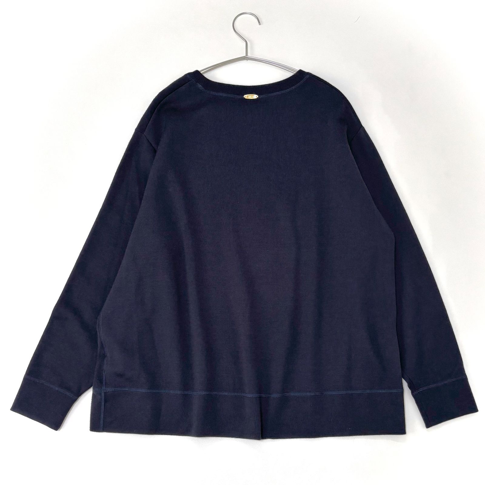 Deuxieme Classe Double Sweater ネイビー MUSE Deuxieme Classe ミューズ Double Sweater ダブルセーター 日本製