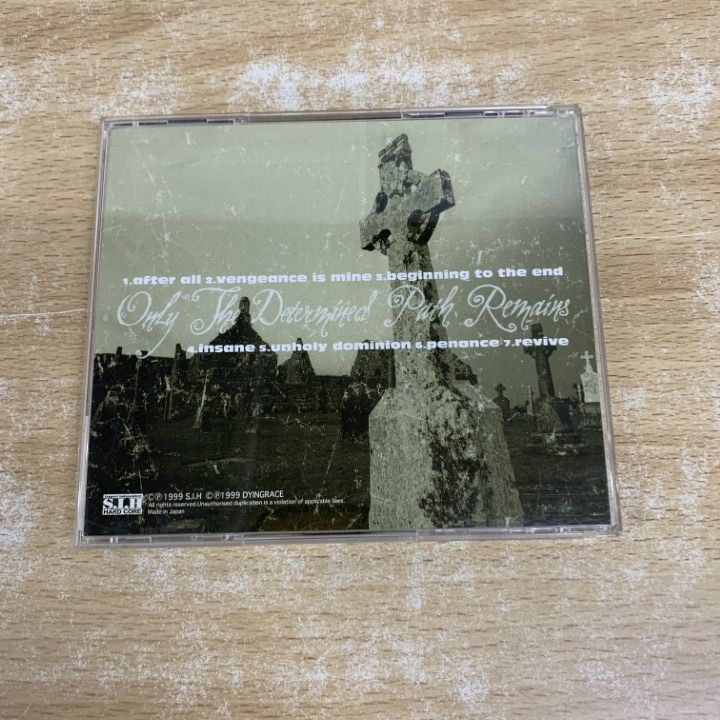 ○01)【1点限り!】Dyingrace/Only The Determined Path Remains/CD
