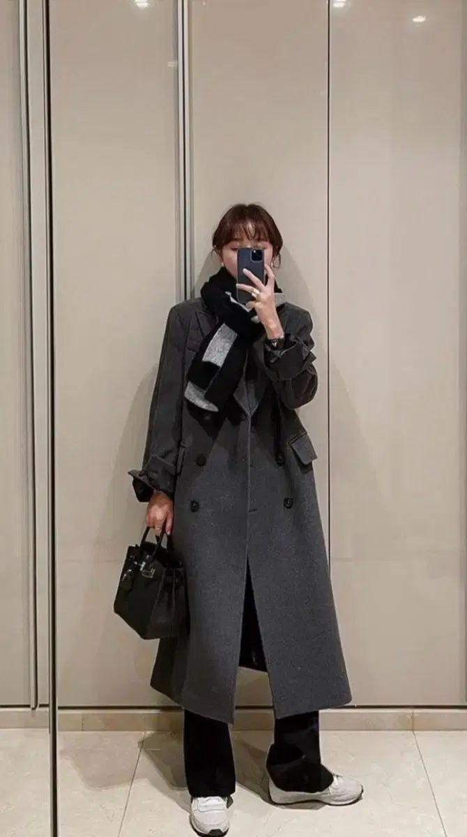 イムブリー ブリーレーベル ダブルブレストコート (グレー)