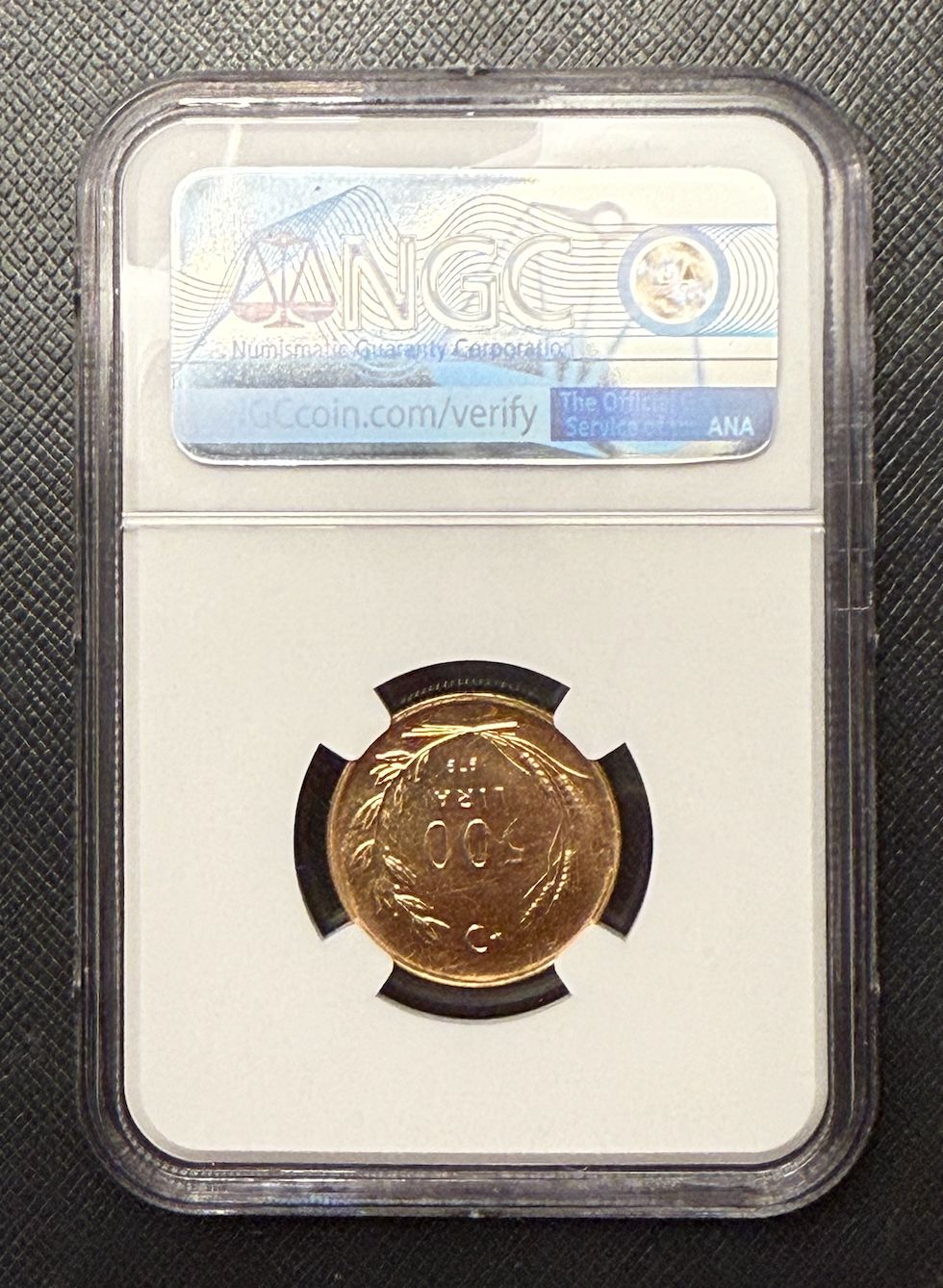 トルコ 1979年 金貨 500リラ NGC PF65 F.A.O. アナトリック・ブライド