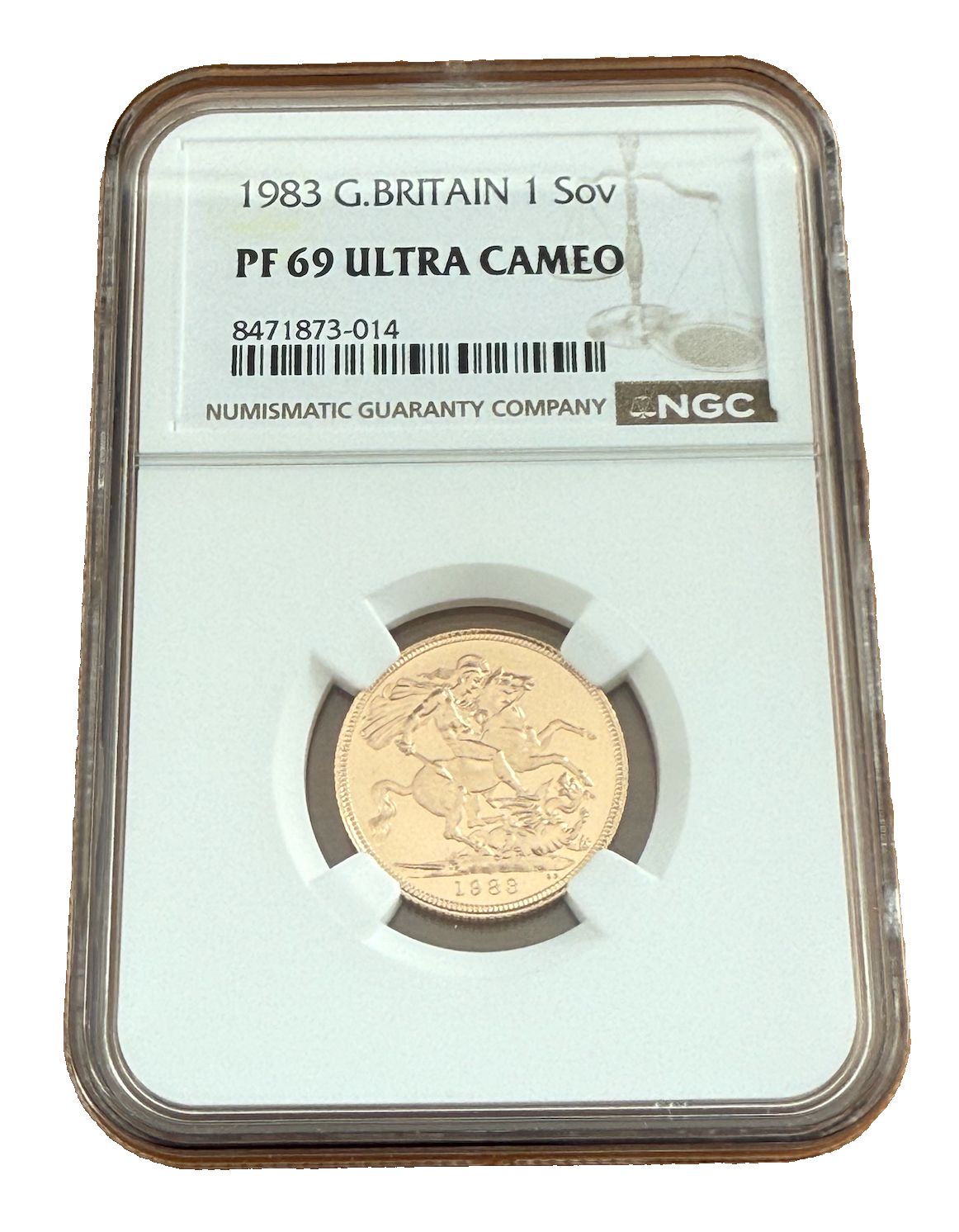 イギリス 1983年 金貨 1枚 ソブリン NGC PF69UC - メルカリ