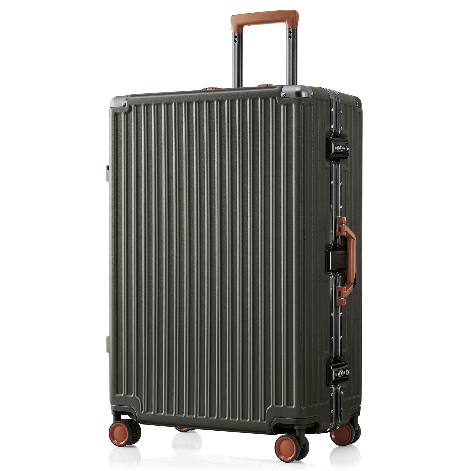 数量 スーツケース Lサイズ キャリーケース キャリーバッグ TSAロック フック式底足 防水ポケット 軽量 おしゃれ フレームタイプ ダイヤル式 L サイズ 静音 8～14日 大型 suitcase