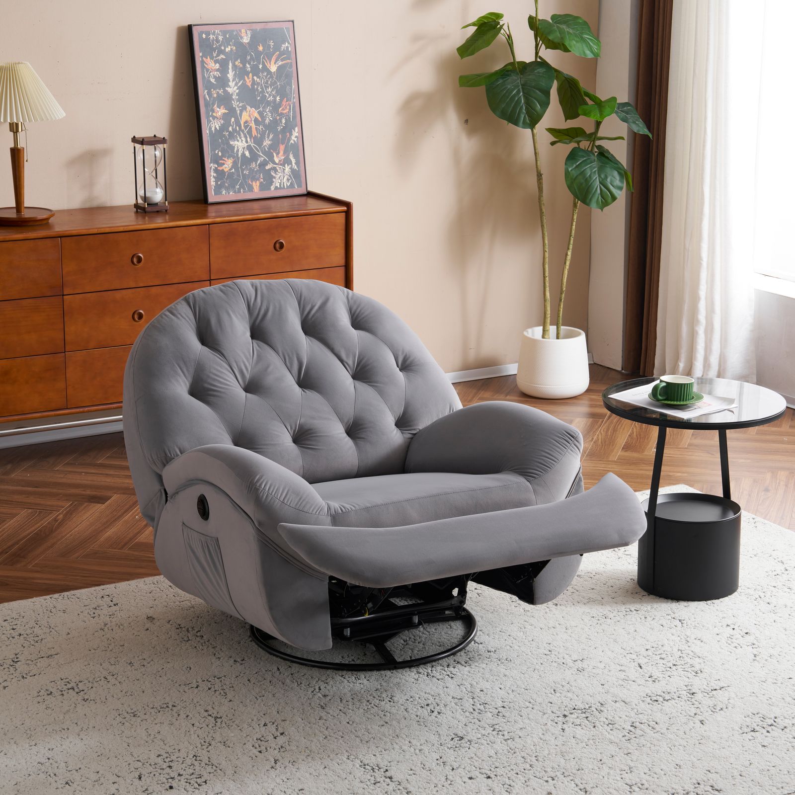 貝殻のデザイン 270度回転式