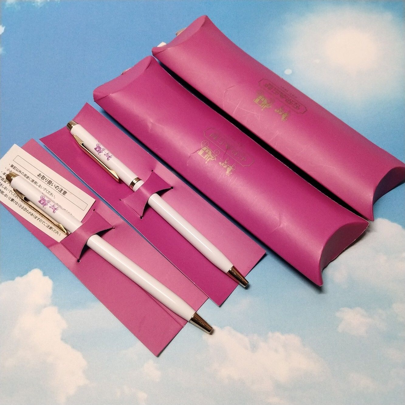 ノベルティ】【未使用品】COACH コーチボールペン 2本セット 紙ケース