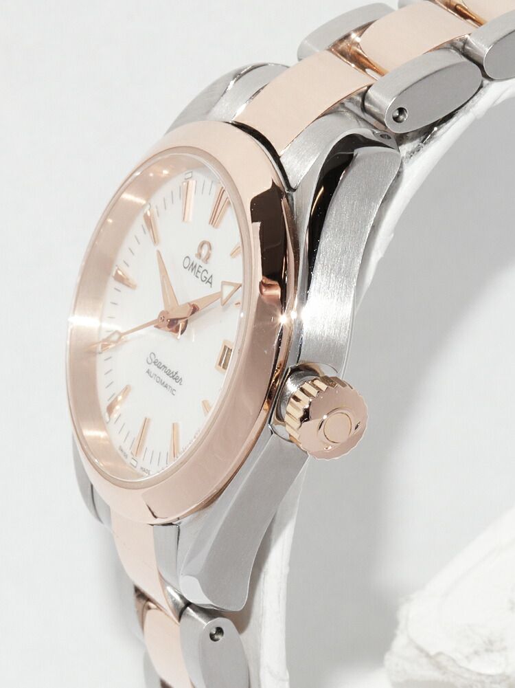  オメガ シーマスター アクアテラ 2373.70 レディース 自動巻き時計 腕時計(アナログ)