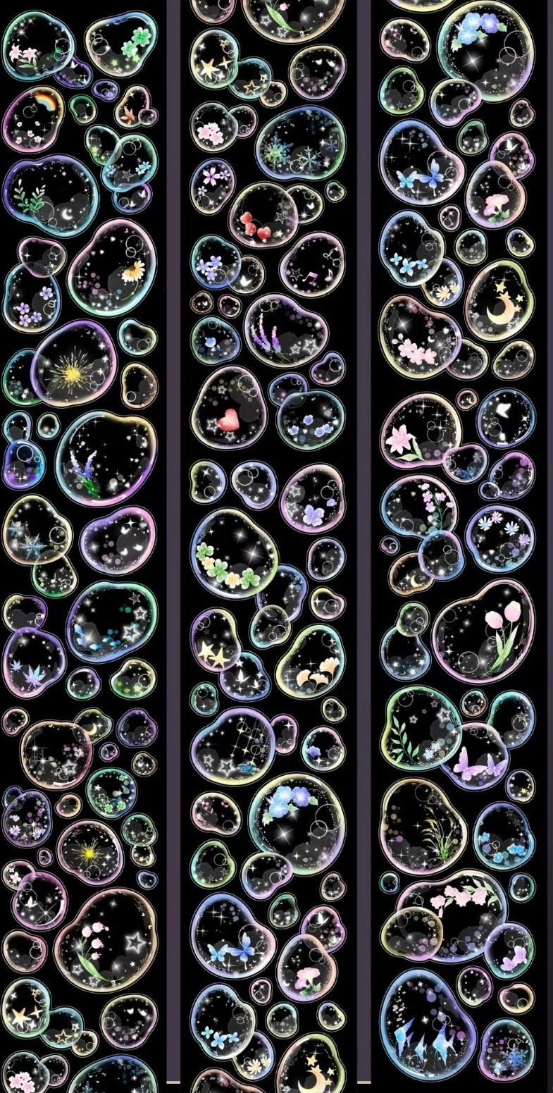 贝壳光 莹虹初澈 6cm×5m 100cm/loop 海外マスキングテープ 海外マス泡