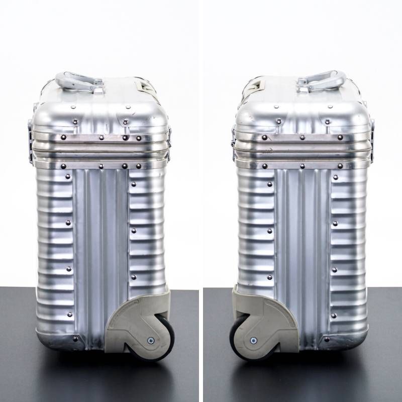 未使用級★RIMOWA パイロットトロリー　2輪　シルバー　TOPAS 36L RIMOWA リモワ TOPAS トパーズ PILOT パイロットトローリー 36L 2輪