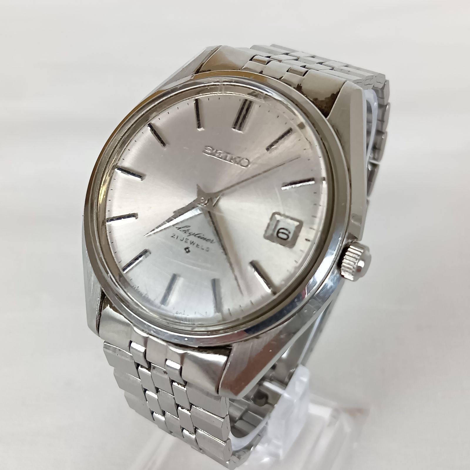 SEIKO スカイライナー　6102-8000 自動巻　10時間以上稼働品 SEIKO セイコー スカイライナー 6102-8000 手巻き 腕時計 動作品