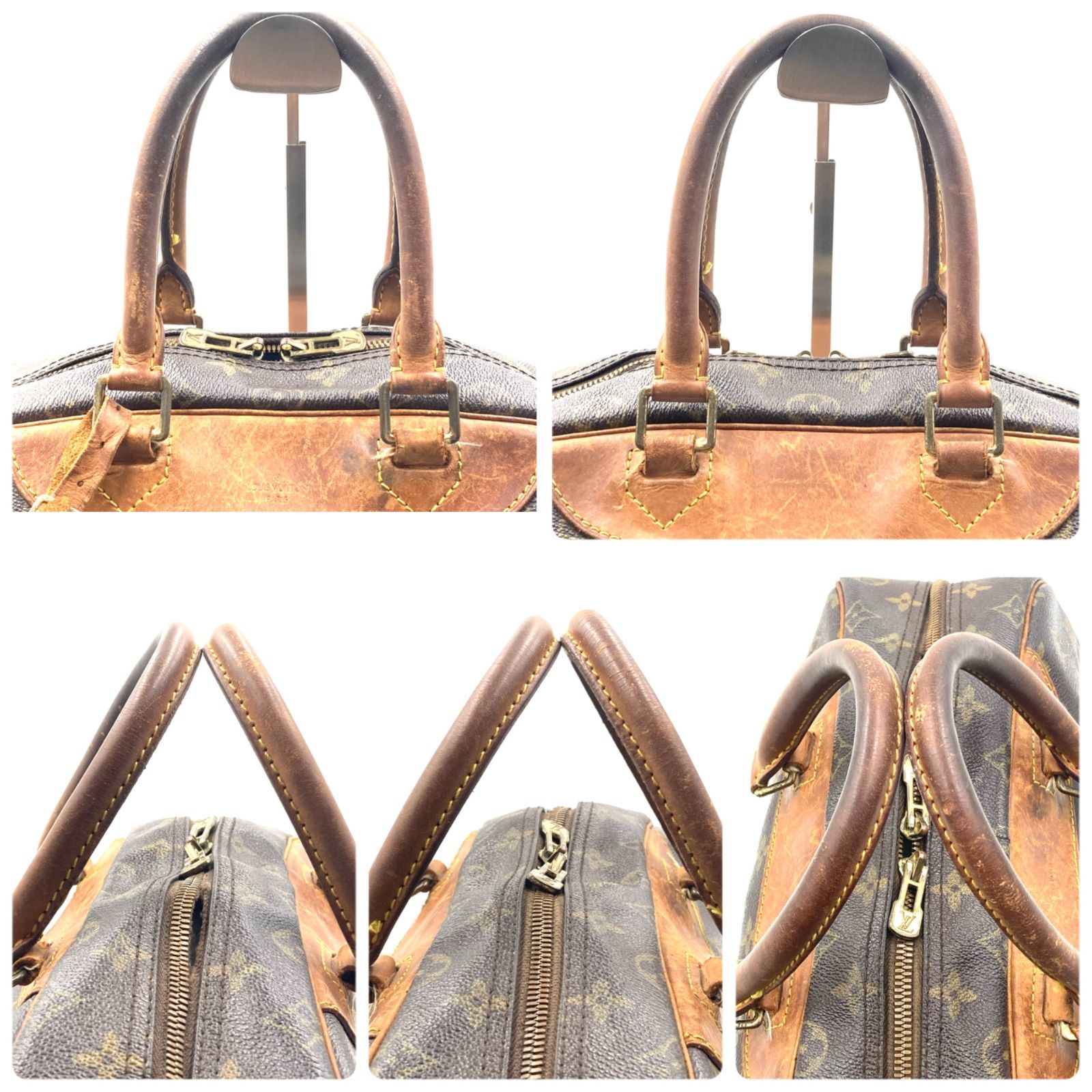 ルイヴィトン ボーリング・ヴァニティ ハンドバッグ モノグラム ドーヴィル正規品 □鑑定済み良品□LOUIS VUITTON ルイヴィトン モノグラム ドーヴィル