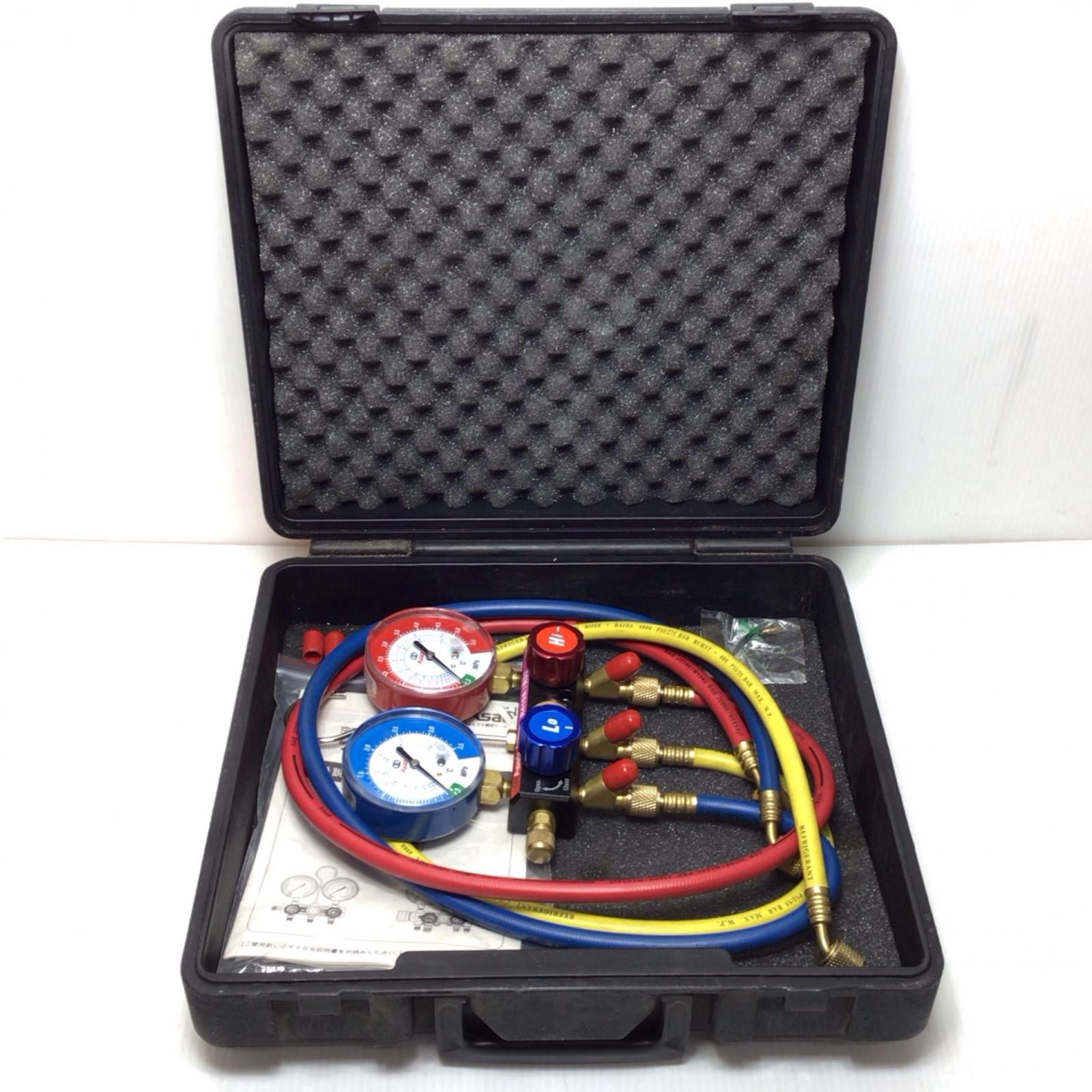  ΘΘAsada マニホールド 程度B ケース付 R 410 A 32 その他 特殊工具