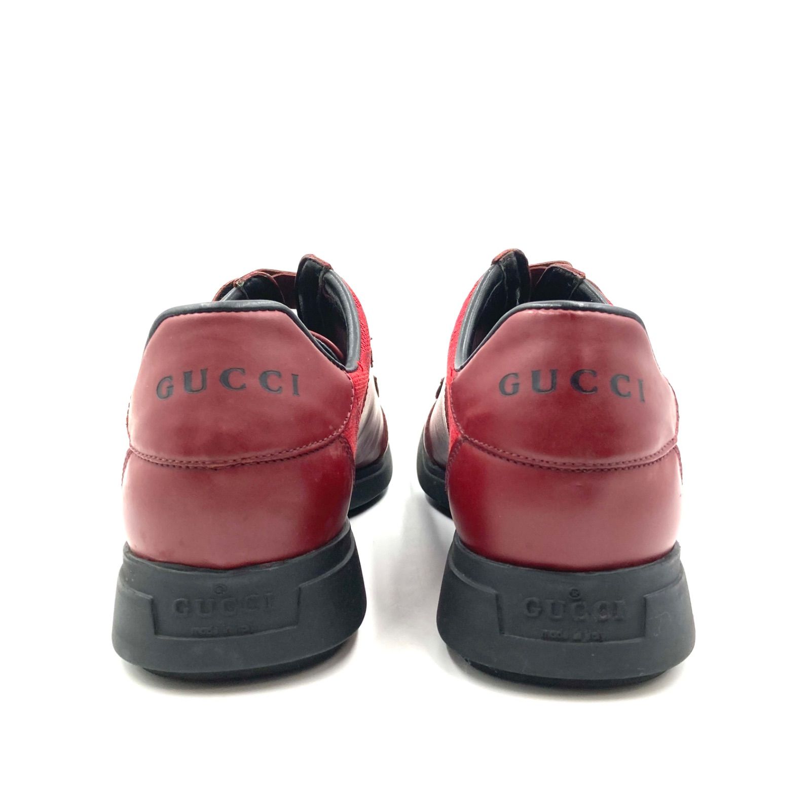 美品★グッチ　スニーカー　ベルクロ　GGキャンバス　サイズ7 □美品□GUCCI グッチ GGキャンバス×レザー ローカットスニーカー