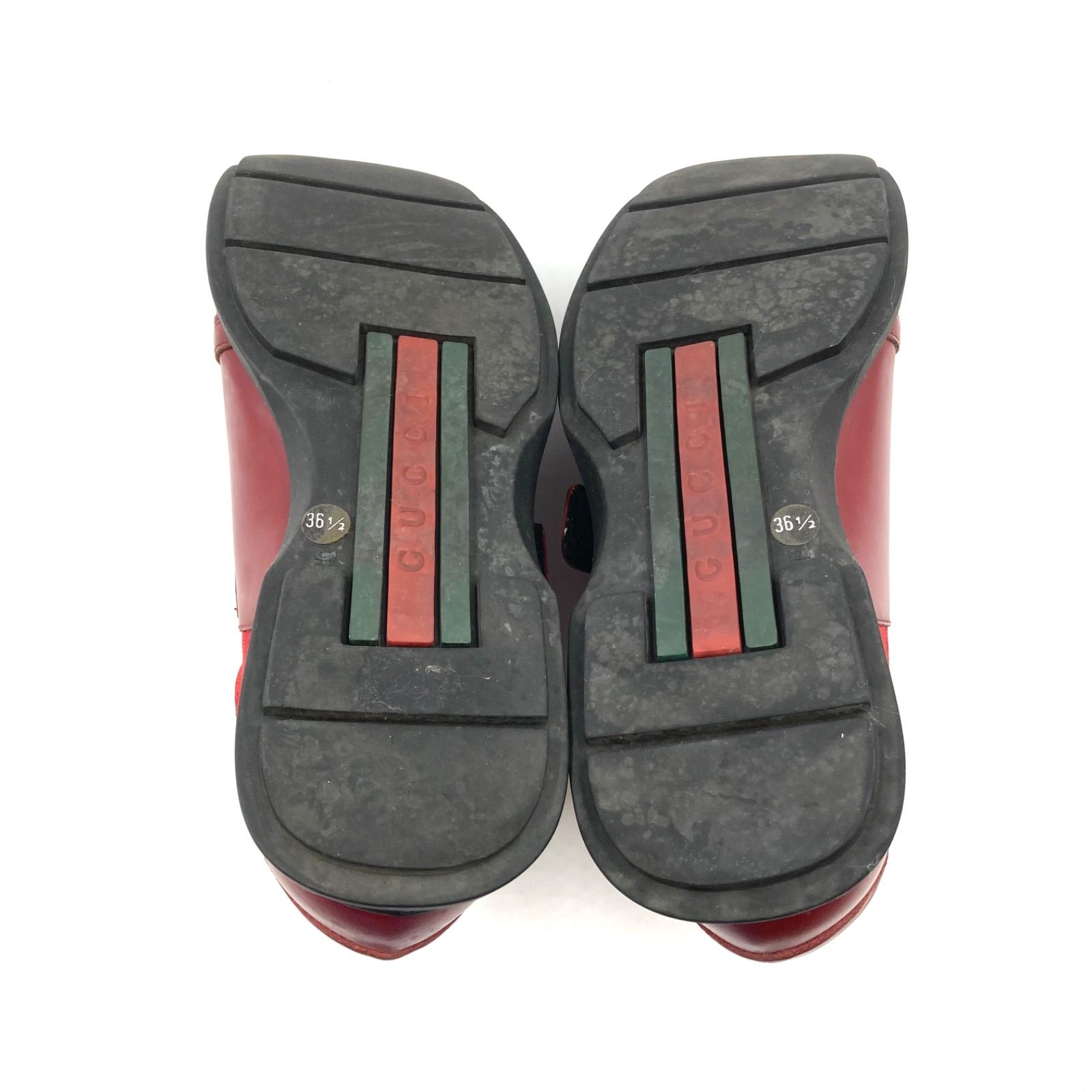 美品★グッチ　スニーカー　ベルクロ　GGキャンバス　サイズ7 □美品□GUCCI グッチ GGキャンバス×レザー ローカットスニーカー