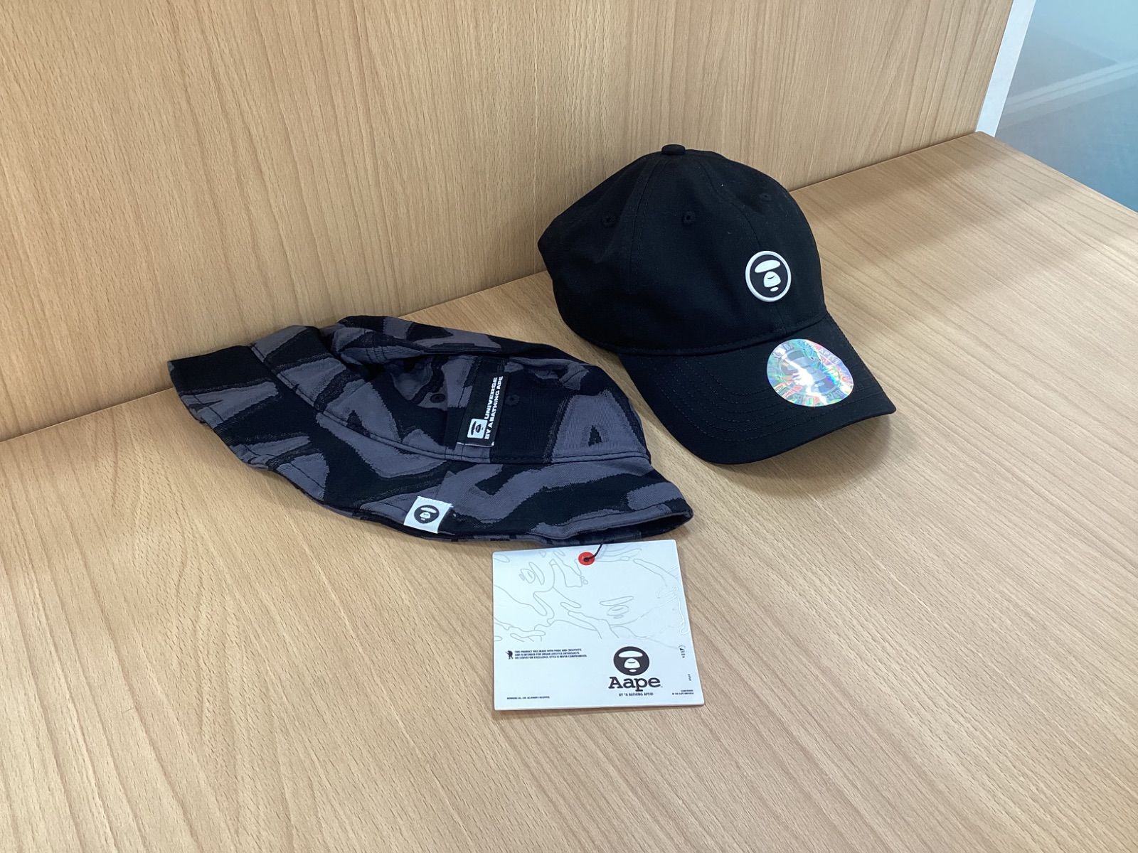 GO 158 アベイシングエイプ ハット キャップ 2点セット