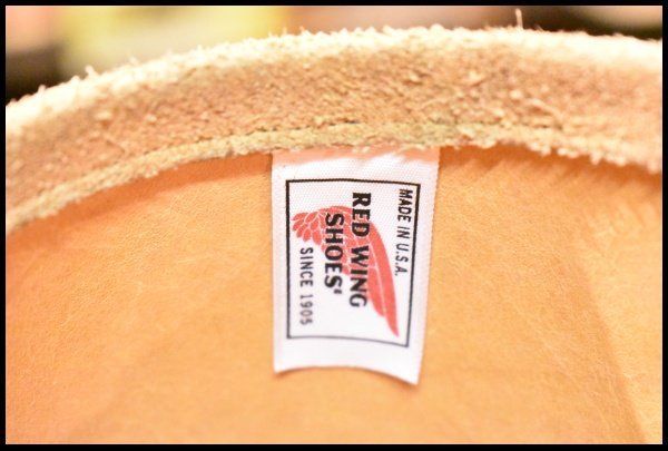  7 5 D 18年 レッドウィング 9269 エンジニア タン ブルハイド ラフアウト スチールトゥ ベージュ ブーツ redwing GP 310 エンジニアブーツ ブーツ 革靴