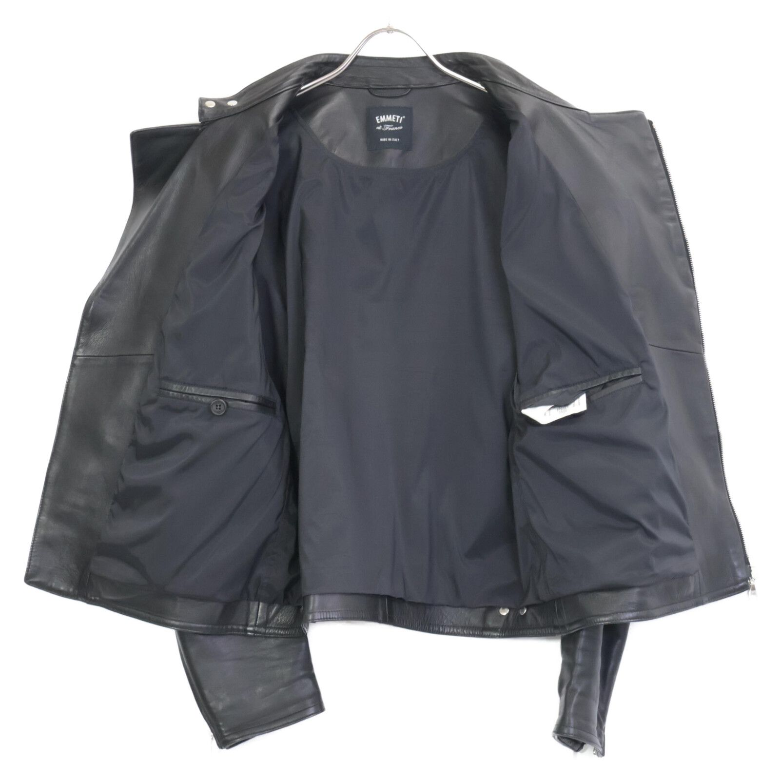 EMMETI エンメティー ﾌﾞﾗｯｸ ｼﾞｮｾﾌ ﾗﾑﾚｻﾞｰ ﾗｲﾀﾞｰｽｼﾞｬｹｯﾄ 46 - メルカリ