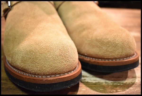  9 5 D 18年 レッドウィング 9269 エンジニア タン ブルハイド ラフアウト スチールトゥ ベージュ ブーツ redwing GP 311 エンジニアブーツ ブーツ 革靴