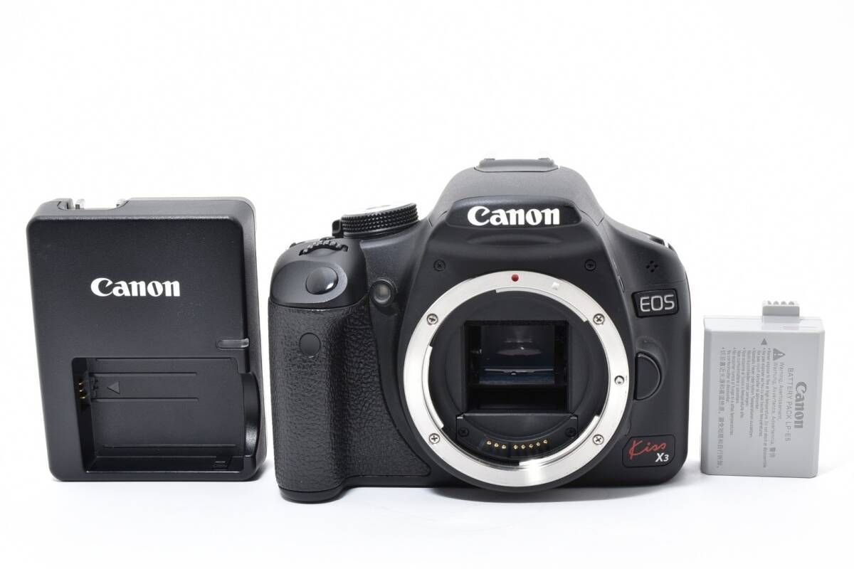 ☆極上品《☆ショット数1,470回 》キヤノン Canon EOS Kiss X3 安い