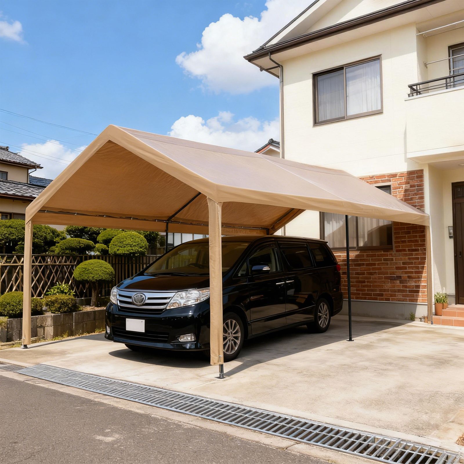 新入荷」全新品 【UPF50+UVカット&防雨】テント 車庫テント ガレージ 
