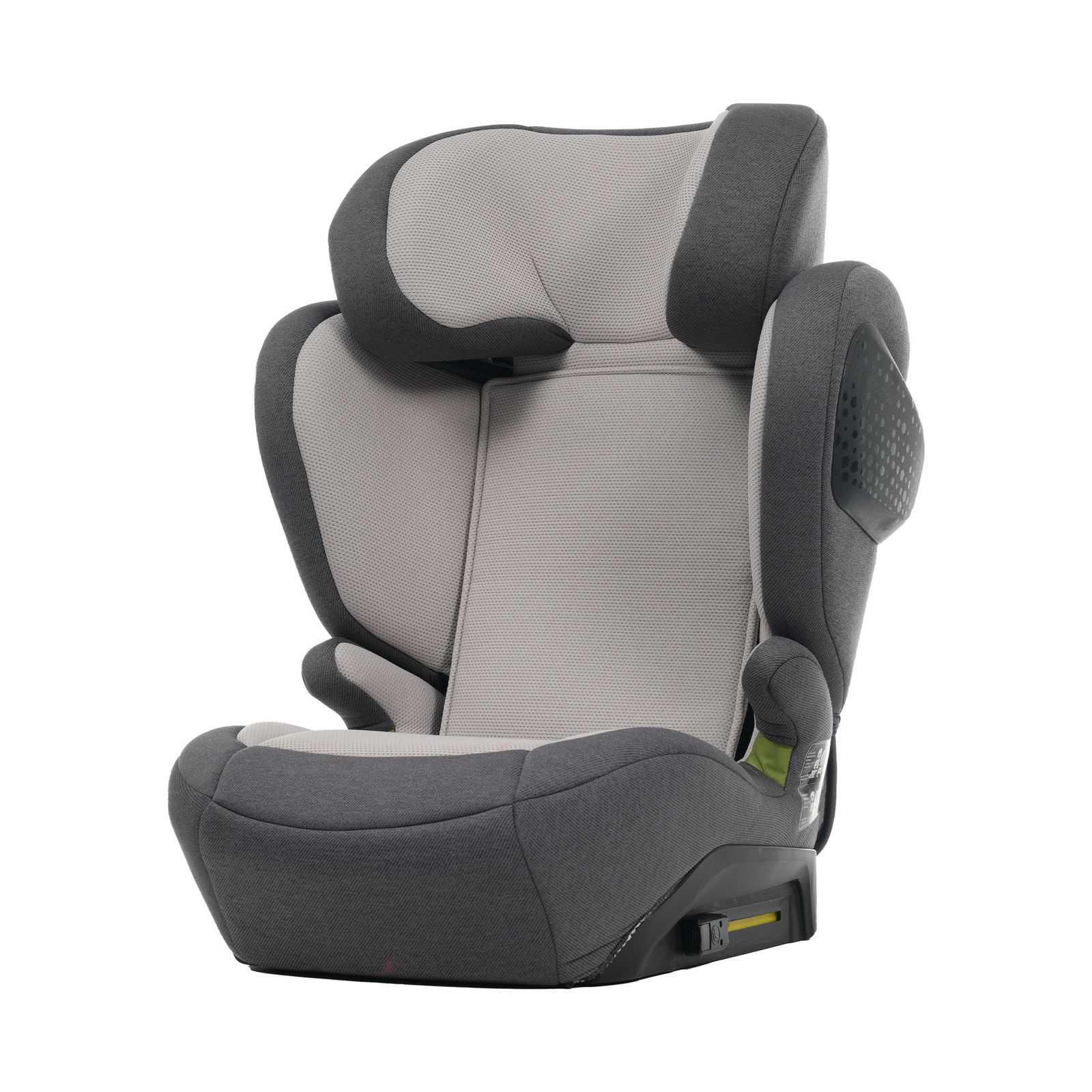 数量 ジュニアシート 肘掛け付き 3歳 12歳 100-150 cm 新安全基準R 129適合 ISOFIX 取付簡単 キッズシート グレー ダークグレー
