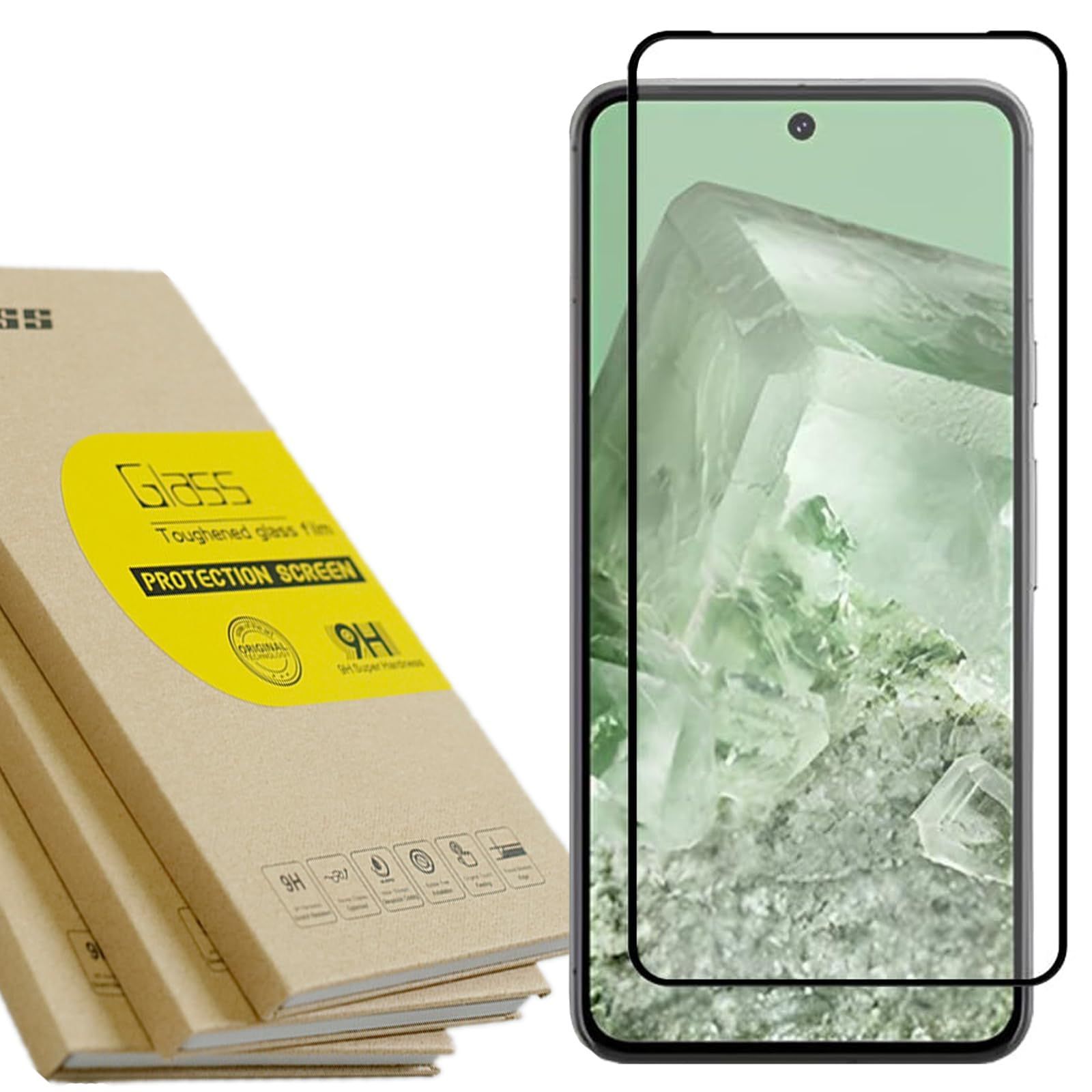 数量限定】Pixel8a 全面 強化ガラスフィルム 液晶保護 ピクセル8a 8a 