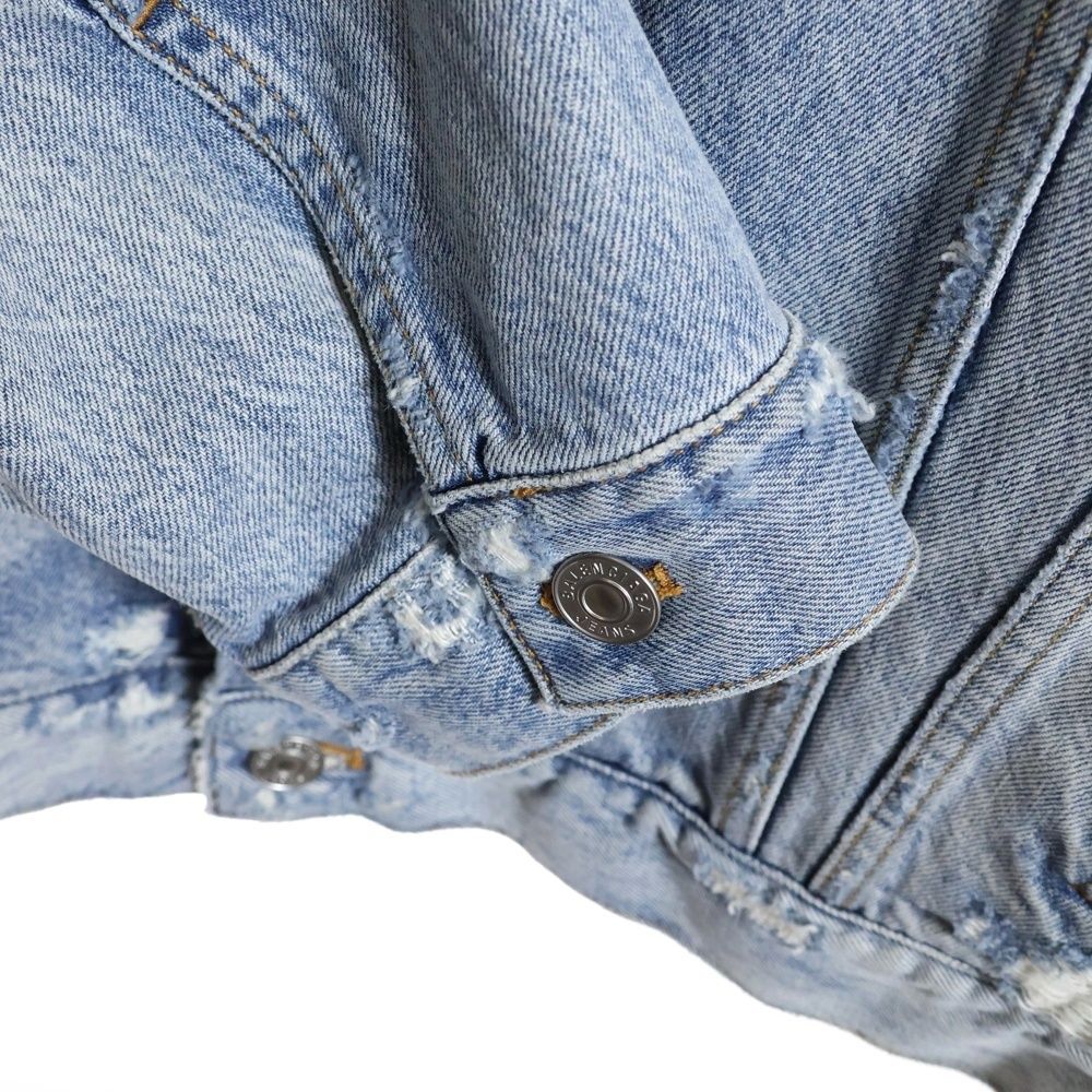 BALENCIAGA (バレンシアガ) 21AW バックバーコード刺繍ラージフィット